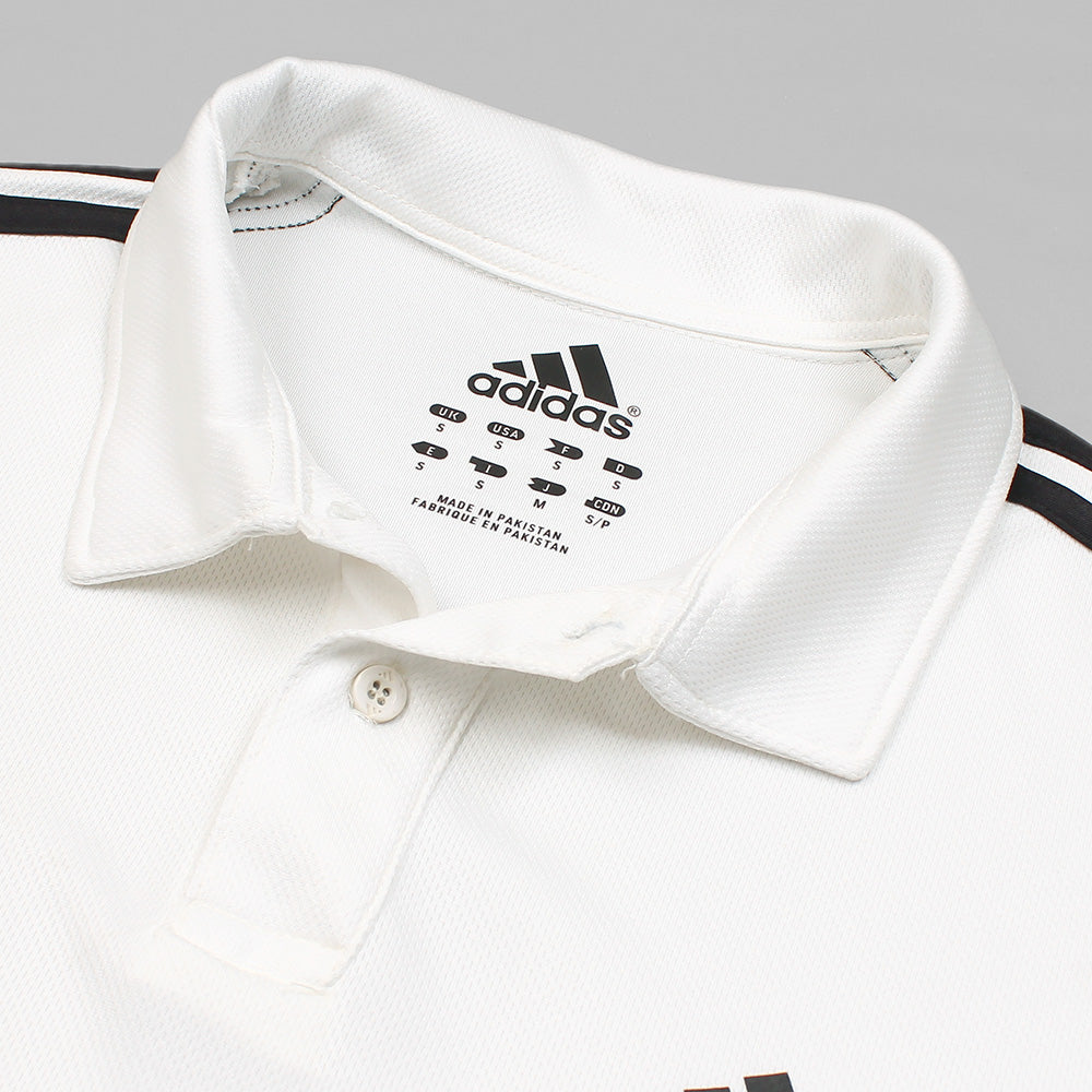 ADDAS PREMIUM MESH DRI-FIT 3 STRIPE TRACKSUIT (WHITE&BLACK)