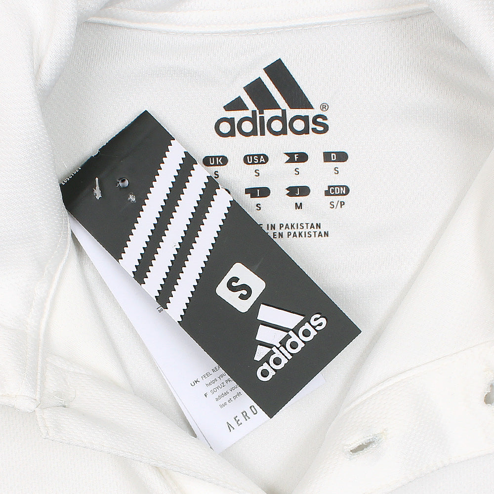 ADDAS Imported Mesh Dri Fit Polo Shirt (Off-White)