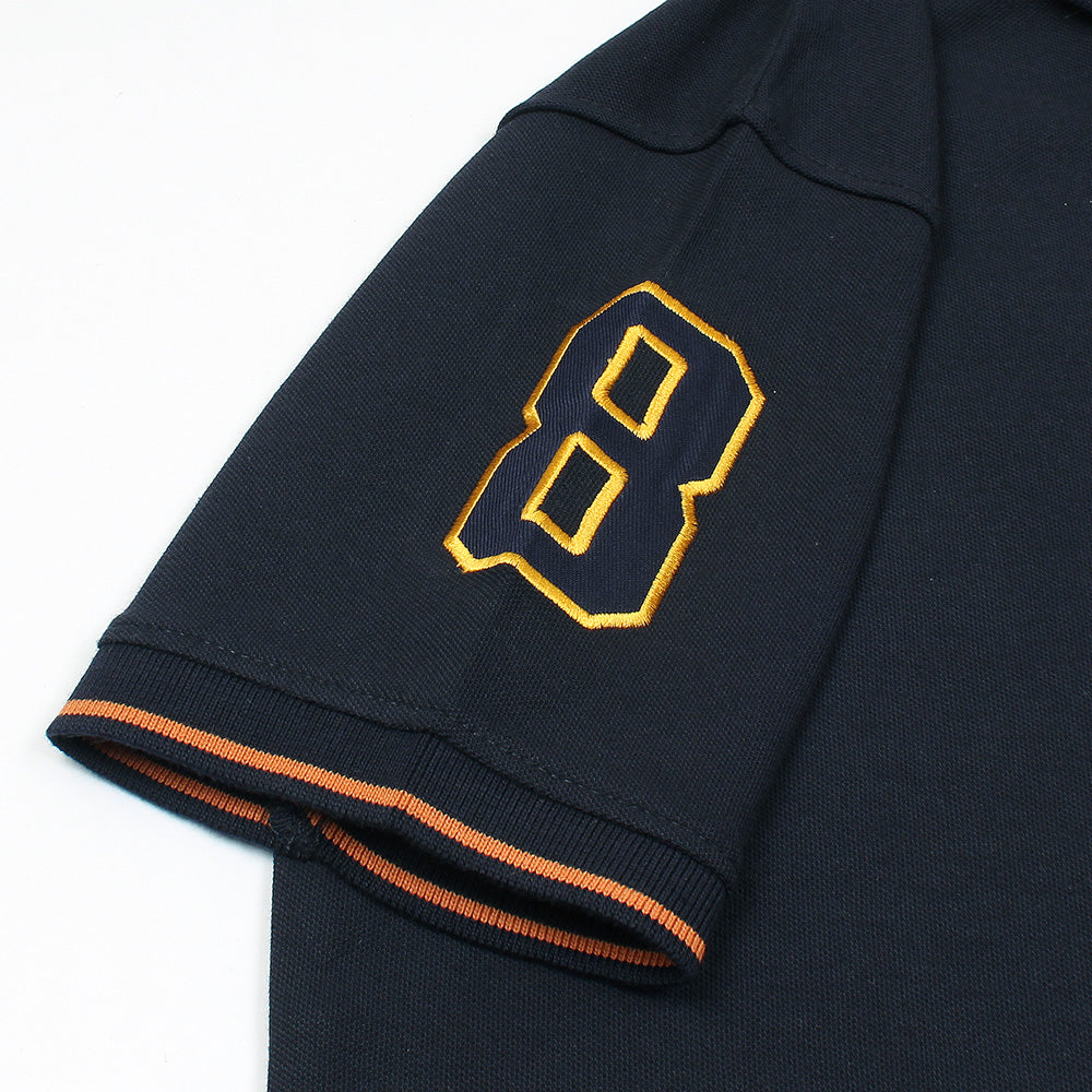 GRDNO Premium Napoleon Cow Boy Polo Shirt Navy Blue