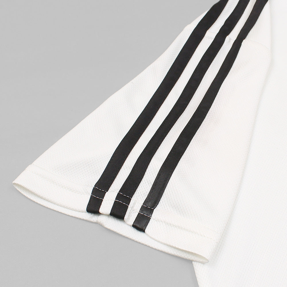 ADDAS PREMIUM MESH DRI-FIT 3 STRIPE TRACKSUIT (WHITE&BLACK)