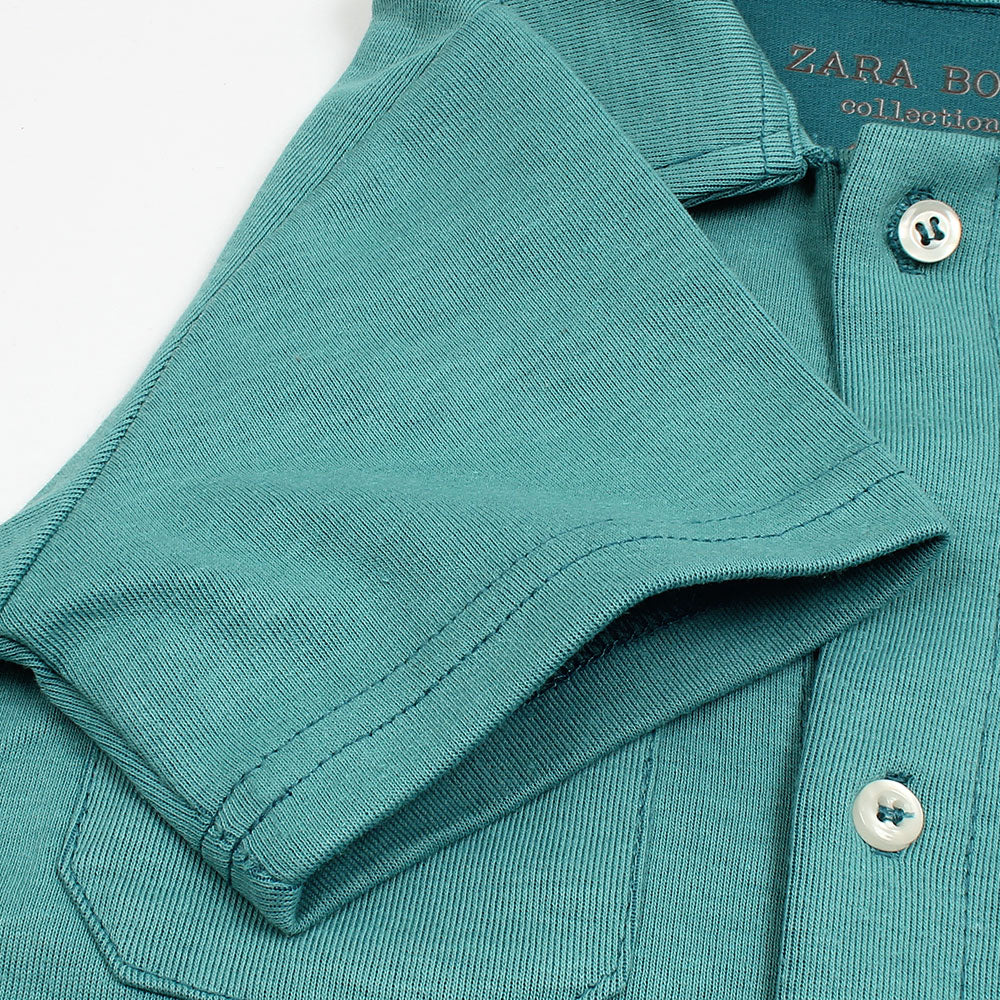 ZR PREMIUM KIDS DOUBLE POCKET TWINSET (TEAL)