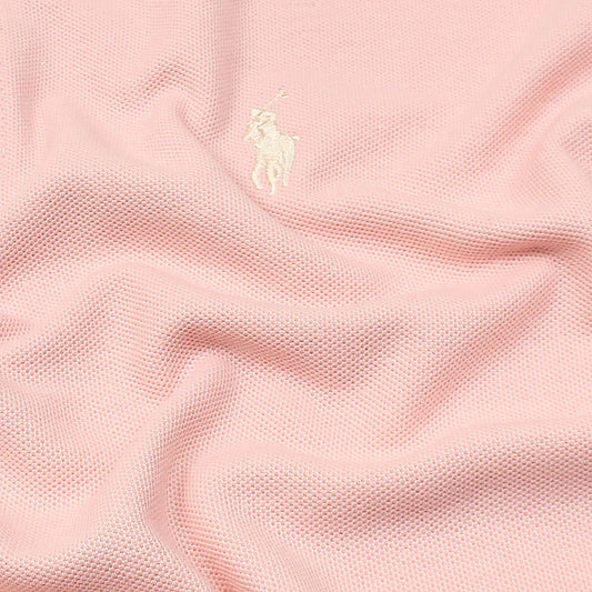 RL PREMIUM S/P JACQUARD COLLAR POLO (PINK)