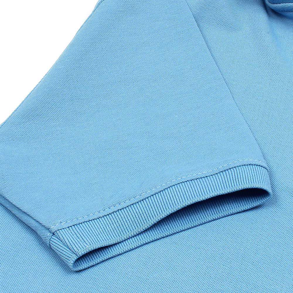 LCSTE Premium Zip Up Polo shirt (Sky Blue)