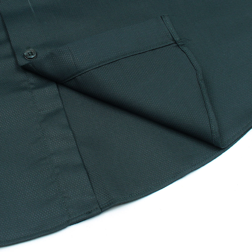Mussimo Duti Imported Formal Shirt Dobby (Dark Teal)