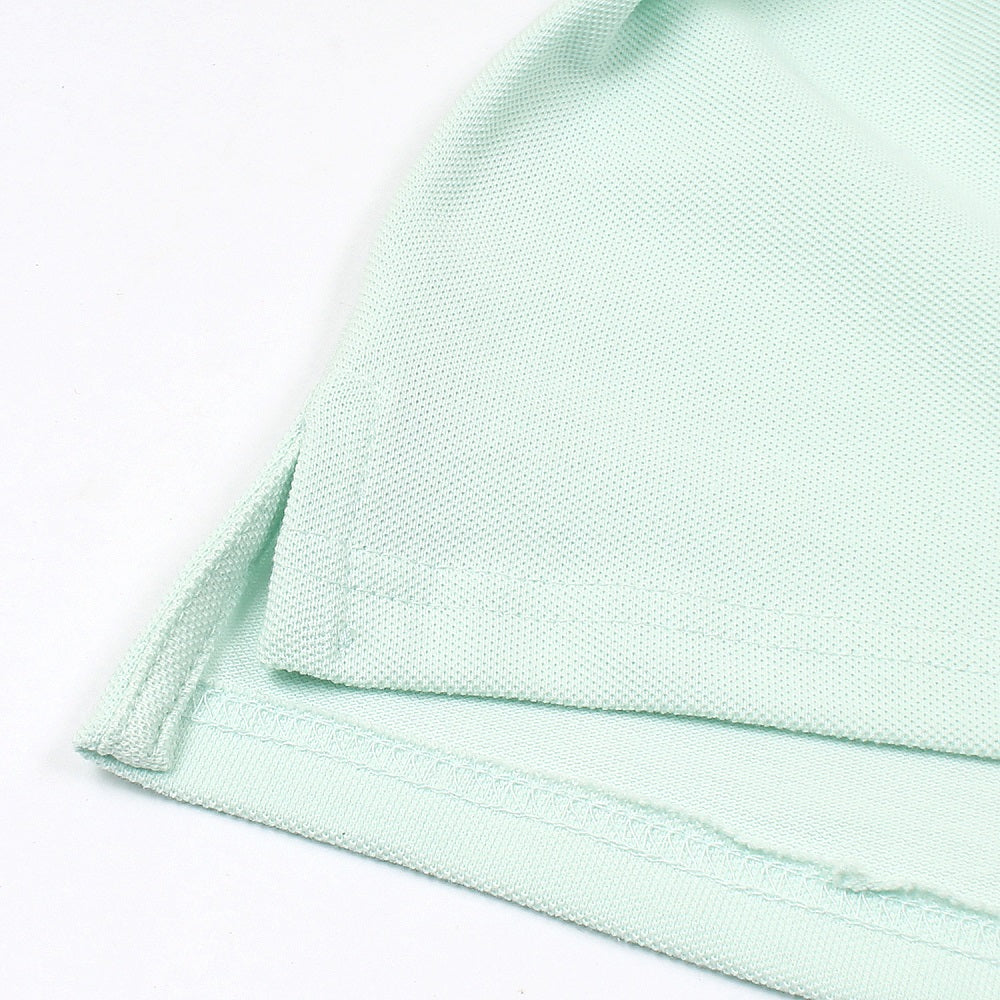 RL Premium Small Pony Zip Up Polo shirt (Sea Green)