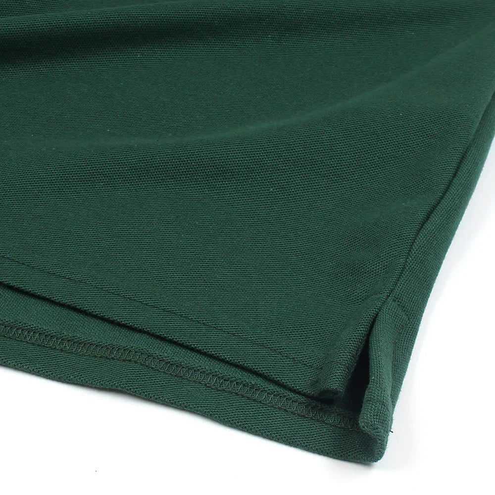 RL PREMIUM LEATHER BIG HORSE POLO SHIRT (GREEN)