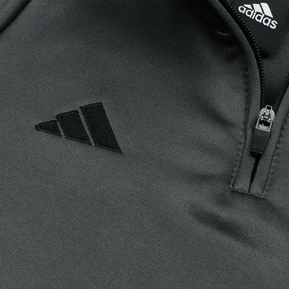 ADDAS Imported Tiro Piping Quarter Zip Tracksuit (Grey)