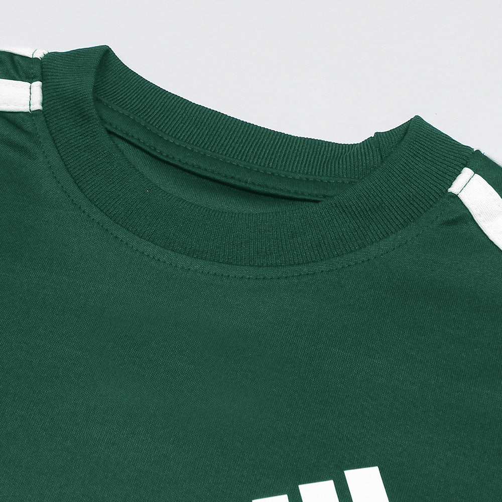 ADDAS PREMIUM KIDS DRI-FIT TRACKSUIT (GREEN)