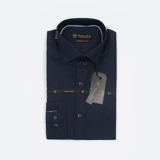 Mussimo Duti Imported Formal Shirt (Navy Blue)