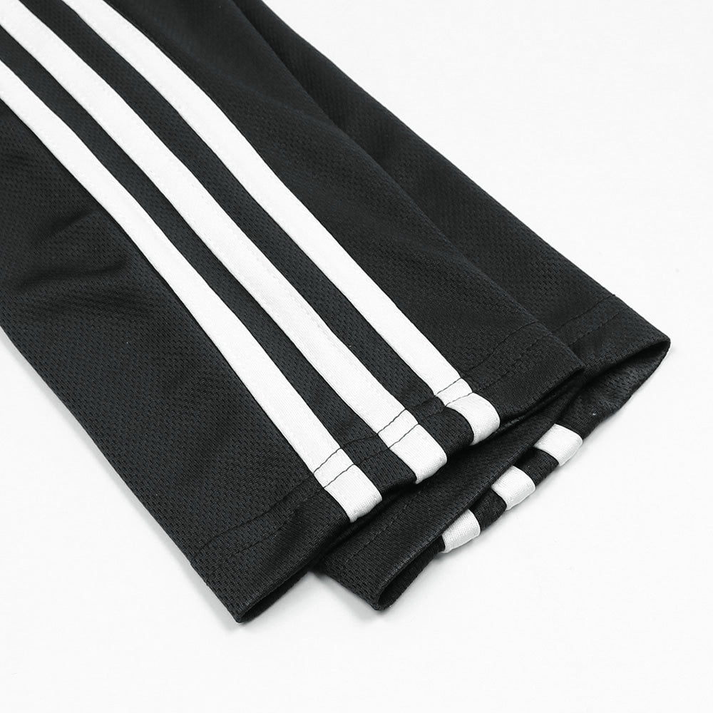 ADDAS PREMIUM MESH DRI-FIT 3 STRIPE TRACKSUIT (WHITE&BLACK)
