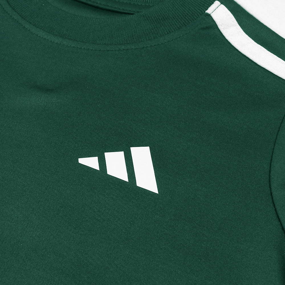 ADDAS PREMIUM KIDS DRI-FIT TRACKSUIT (GREEN)