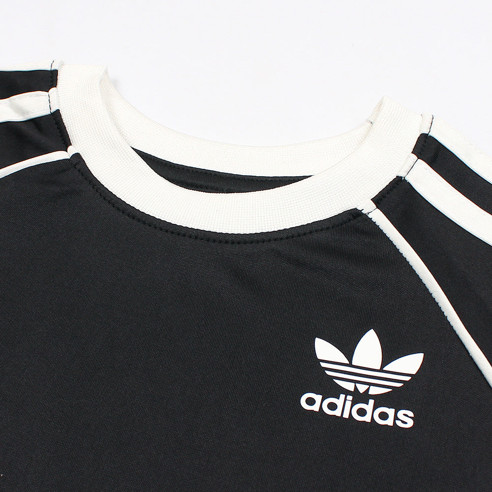 ADDAS PREMIUM KIDS PIPING DRI FIT TWINSET (BLACK)