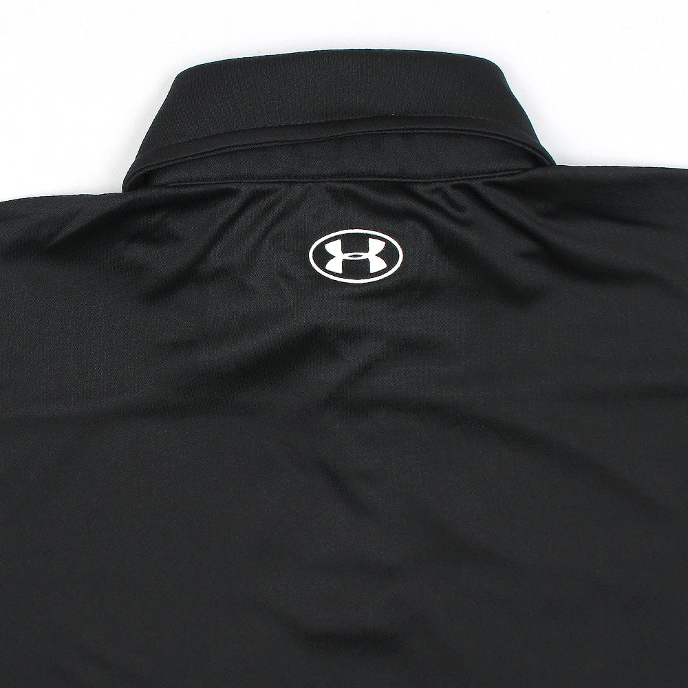 UA PREMIUM MEN'S DRI FIT CLUTH POLO (BLACK)