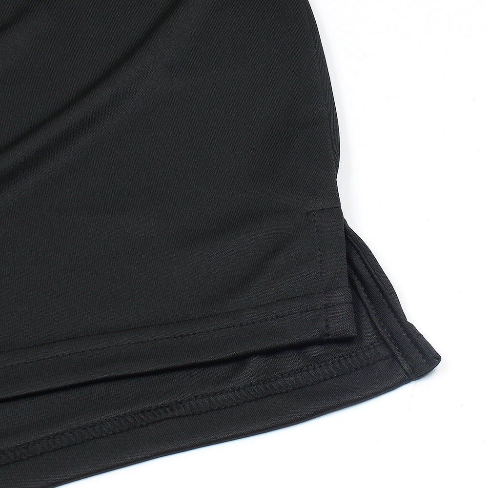 UA PREMIUM MEN'S DRI FIT CLUTH POLO (BLACK)