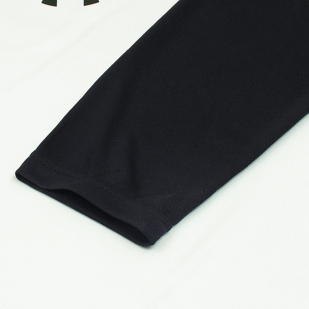 UA Premium Dri Fit Full Sleeves T-Shirt (White&Black)
