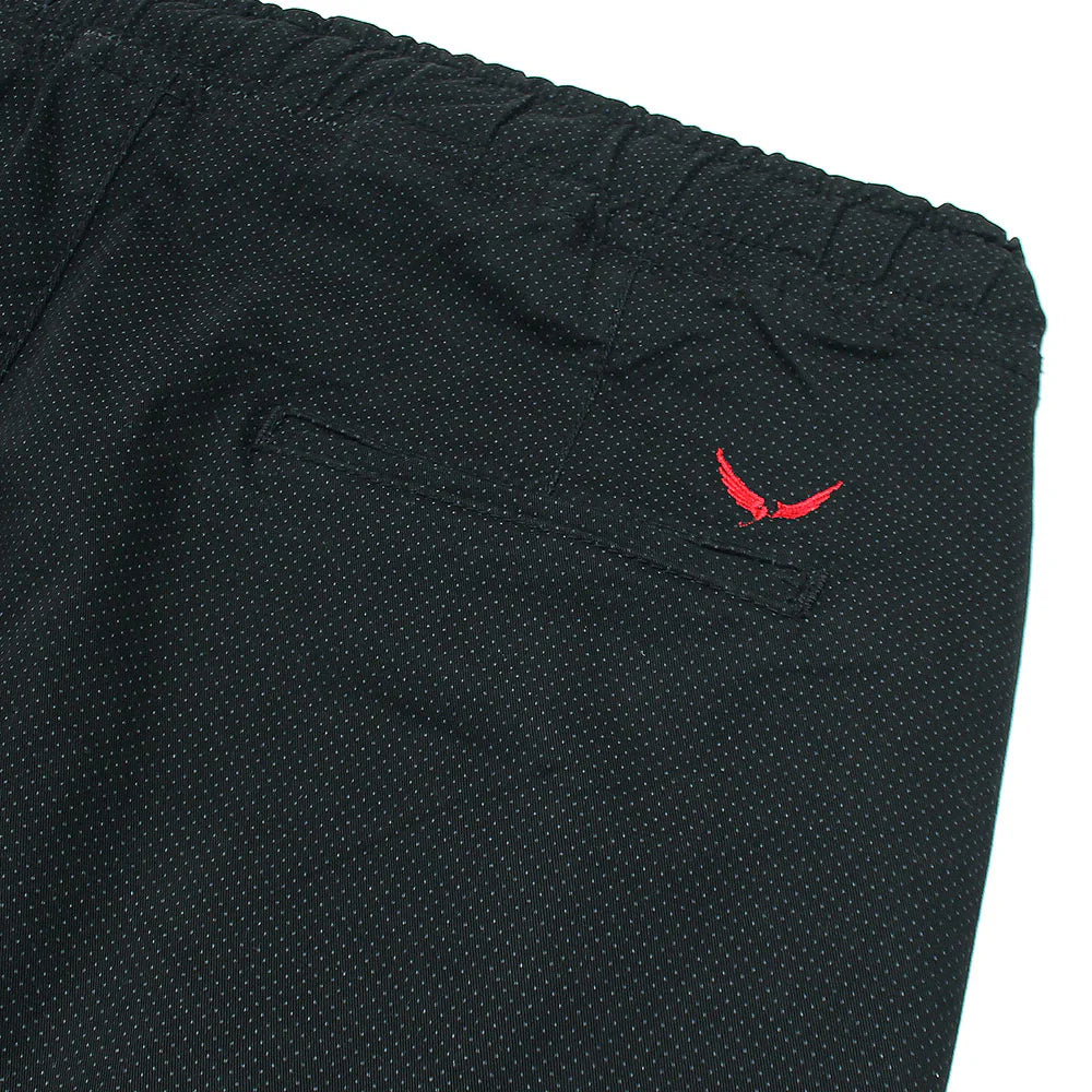 Cotton Eagle Premium Jogger Trouser (Black Doted)