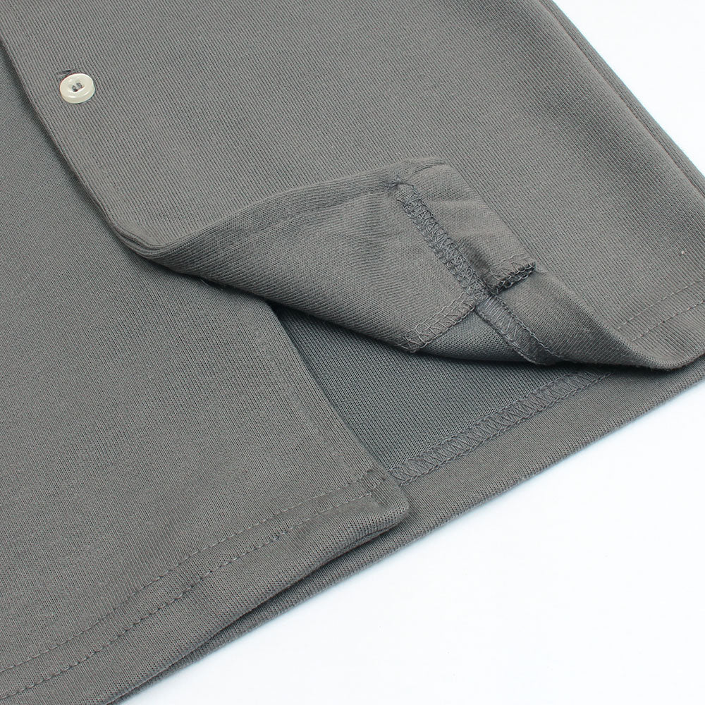 RL PREMIUM KIDS CUBAN COLLAR TWINSET (CHARCOAL)