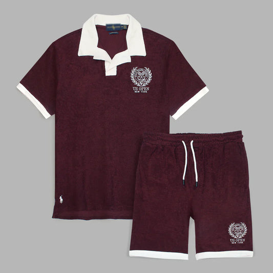 RL MEN'S PREMIUM US CORDUROY TWIN SET (MAROON)