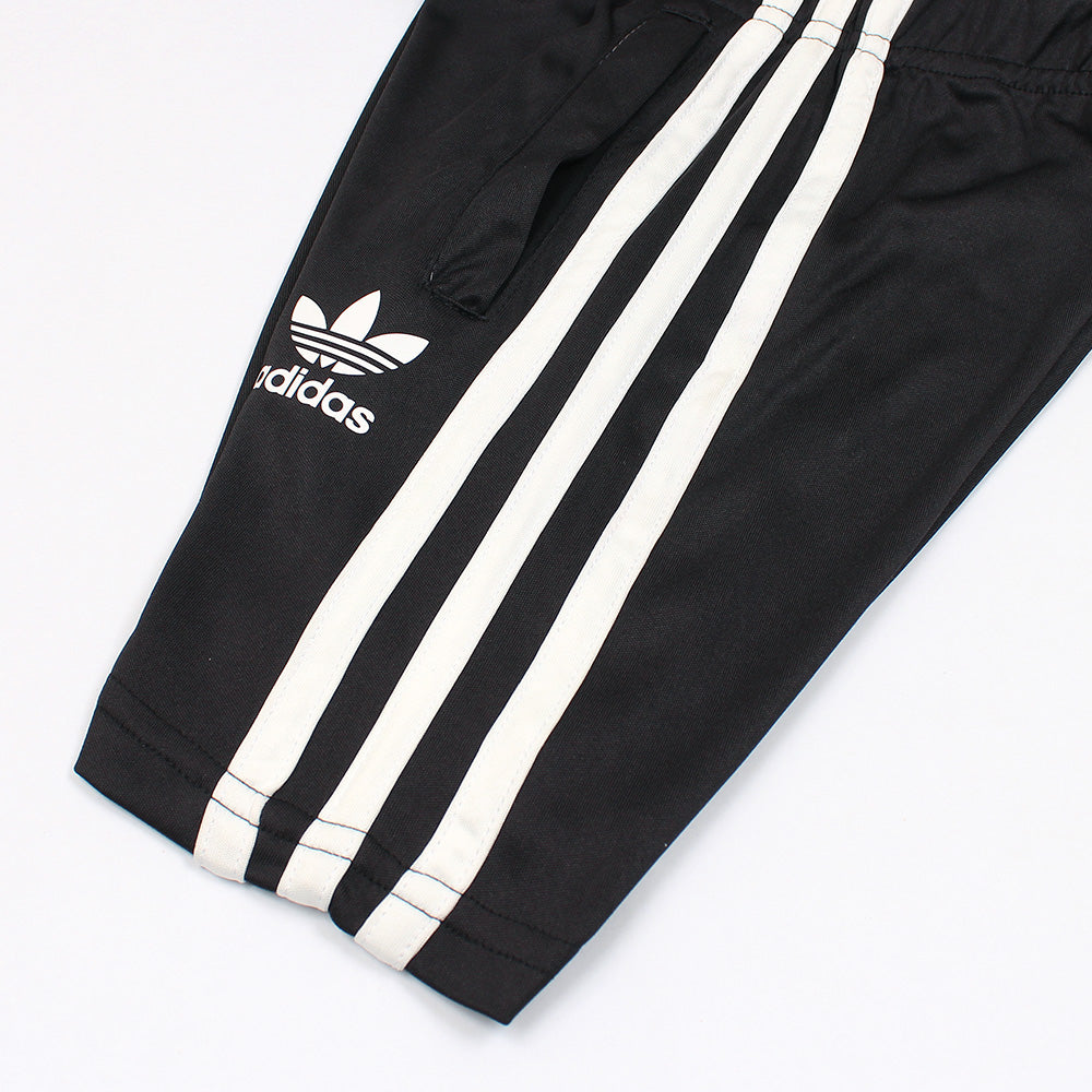 ADDAS PREMIUM KIDS PIPING DRI FIT TWINSET (BLACK & WHITE)