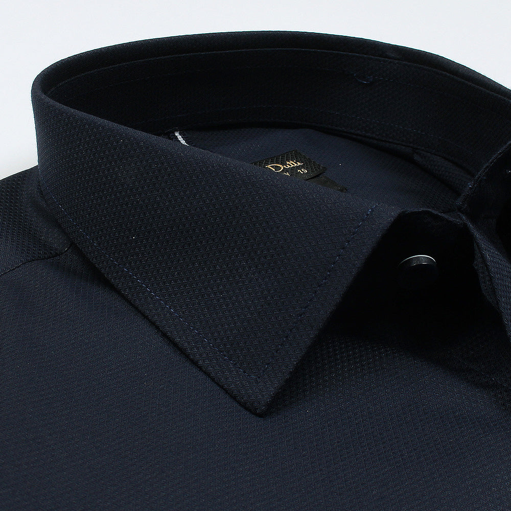 Mussimo Duti Imported Formal Shirt Dobby (Navy Blue)