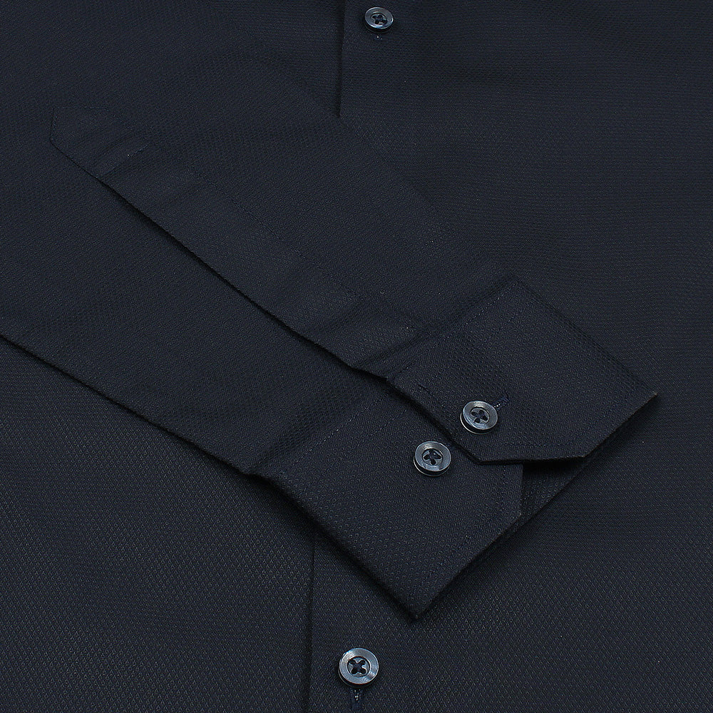 Mussimo Duti Imported Formal Shirt Dobby (Navy Blue)