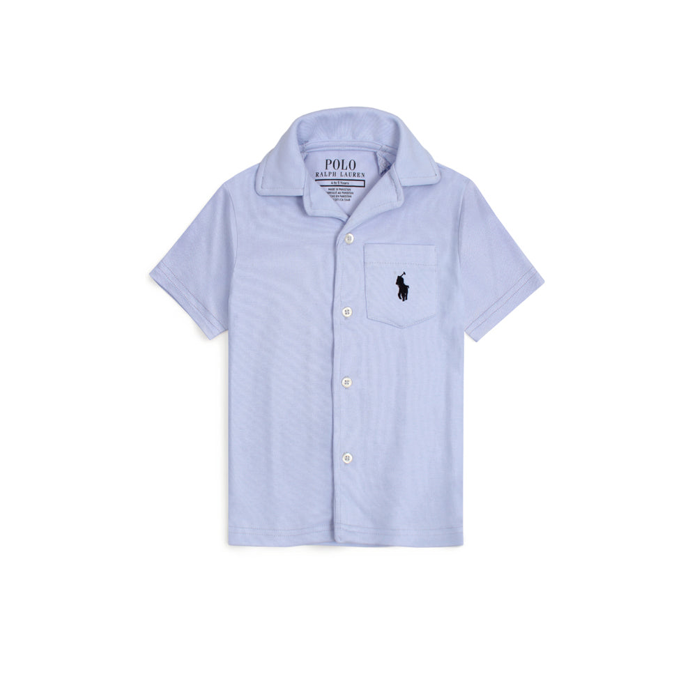 RL PREMIUM KIDS CUBAN COLLAR TWINSET (MAUVE PURPLE)