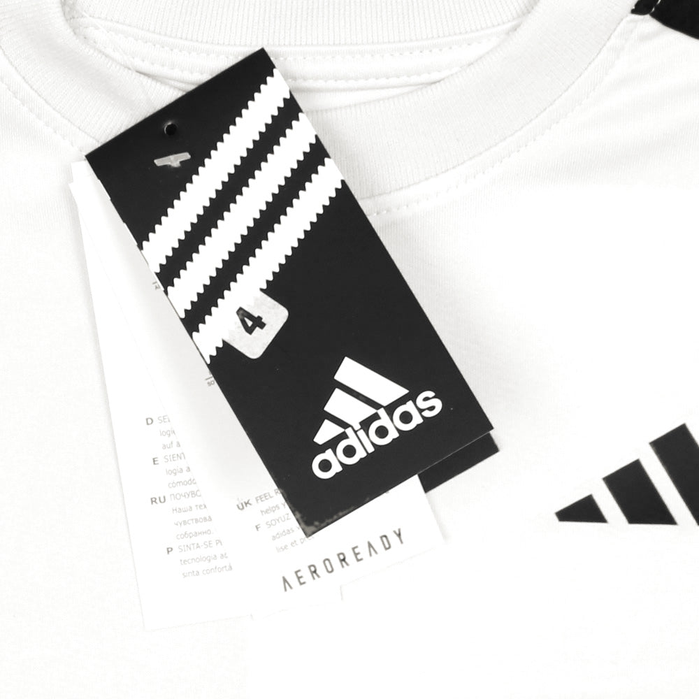 ADDAS PREMIUM KIDS DRI-FIT TRACKSUIT (WHITE&BLACK)