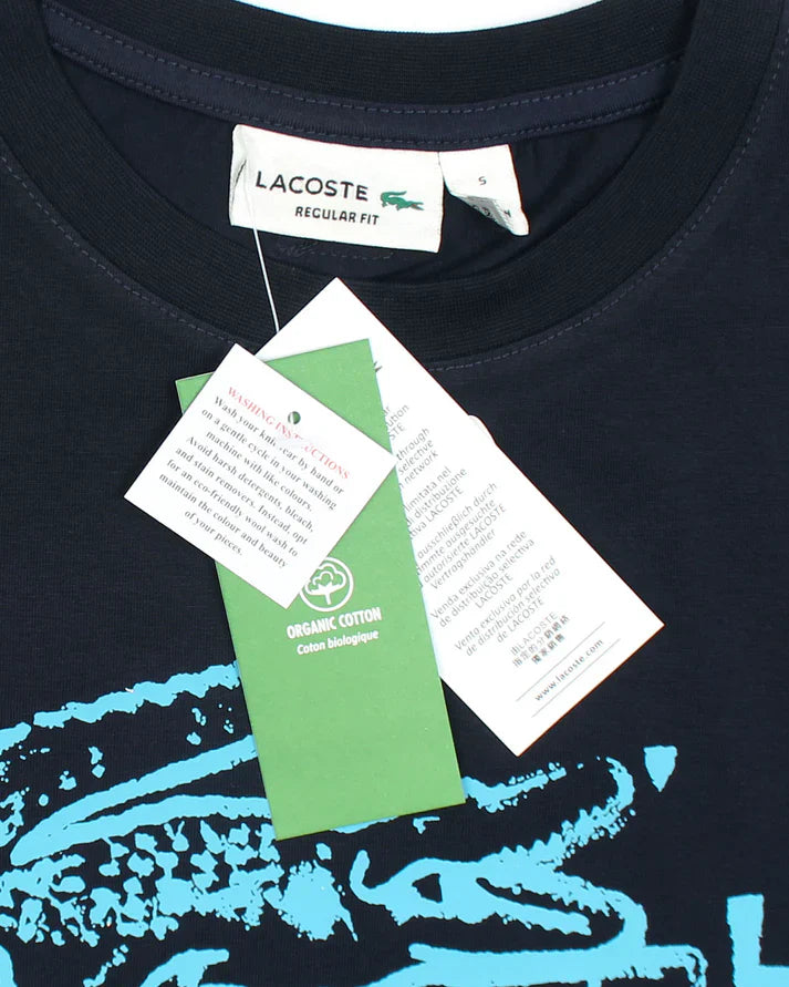LCSTE CROC IMPORTED MEN'S T-SHIRT (NAVY BLUE)