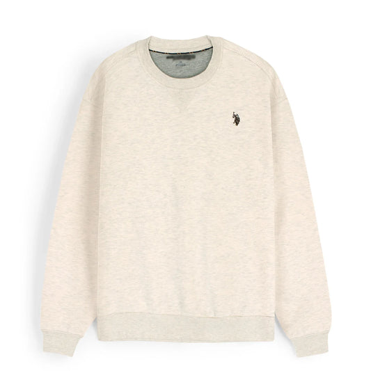 US PLO Original Cotton Fleece Sweatshirt (Off-White)
