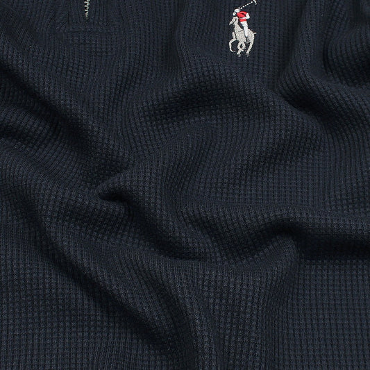 RL PREMIUM MEN'S MULTI ZIPPER POLO SHIRT (NAVY BLUE)