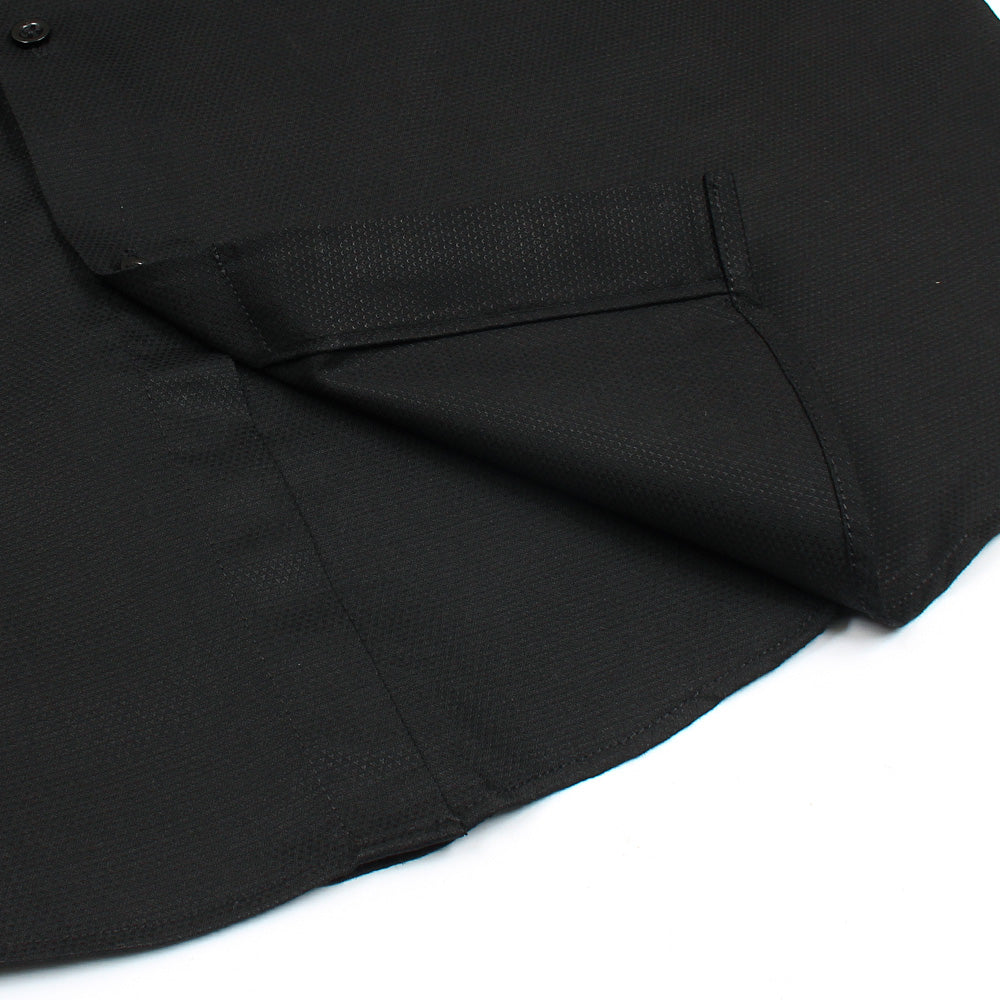 Mussimo Duti Imported Formal Shirt Dobby (Black)