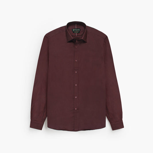 Mussimo Duti Imported Formal Shirt Dobby (Maroon)