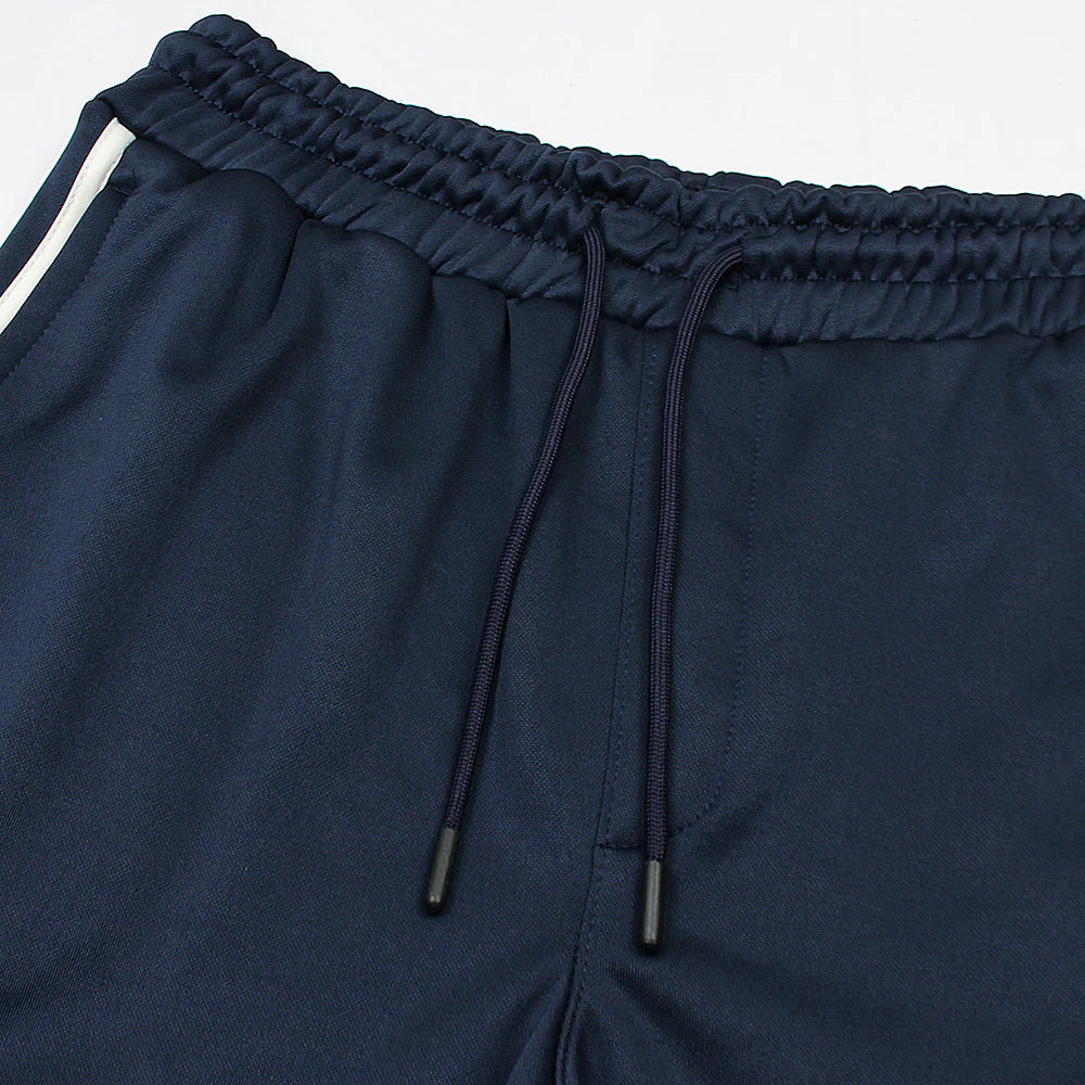 ADDAS Imported Piping-Fleece Tracksuit (Navy Blue)