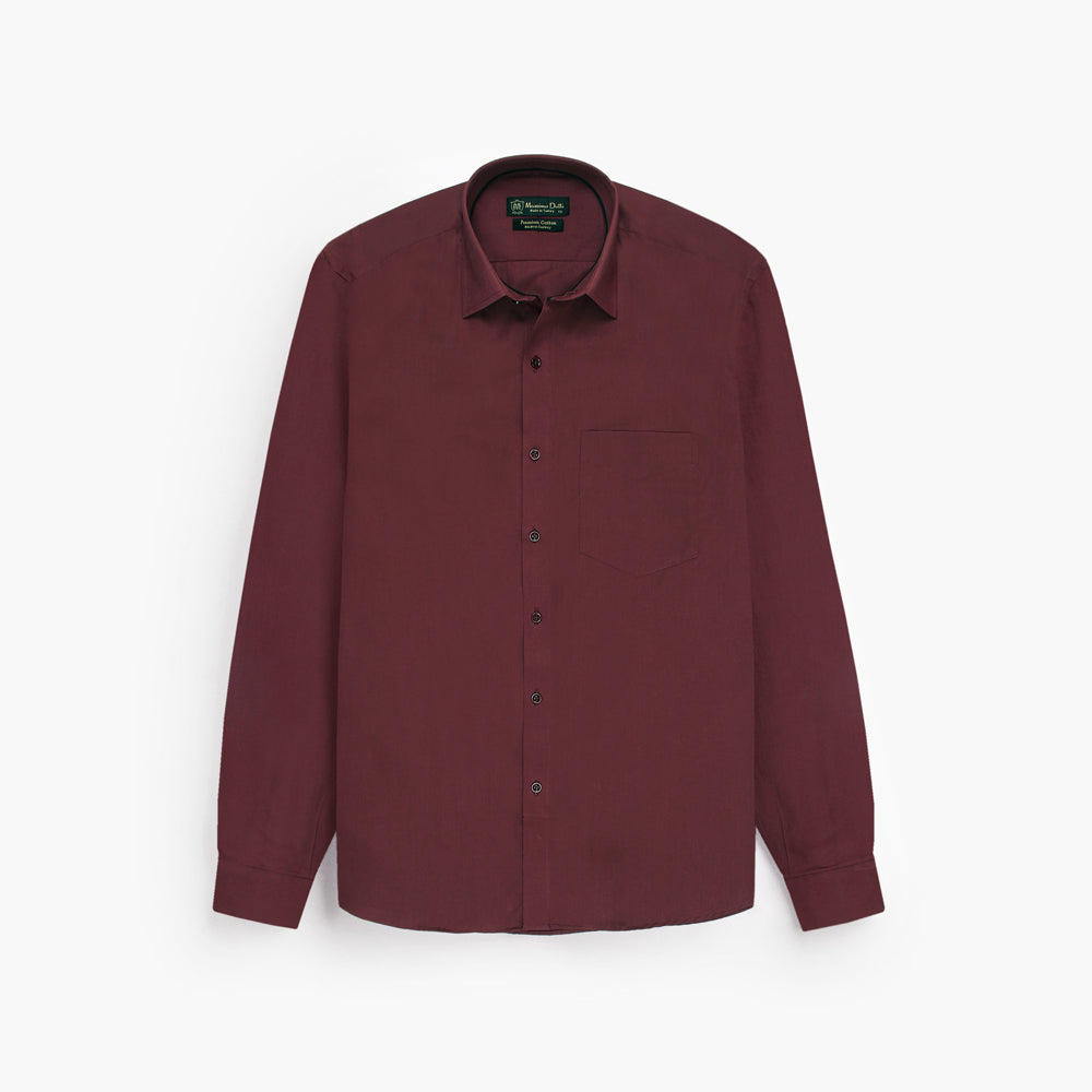 Mussimo Duti Imported Formal Shirt (Maroon)