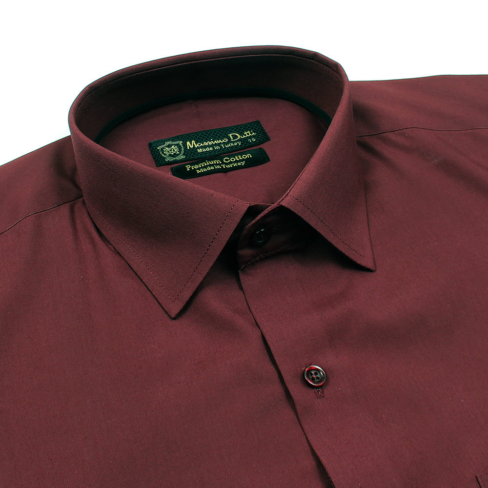 Mussimo Duti Imported Formal Shirt (Maroon)