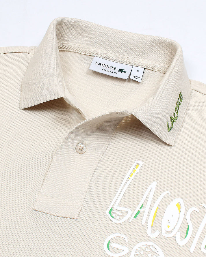 IMPORTED MEN'S LCSTE COLLAR POLO SHIRT (STONE)
