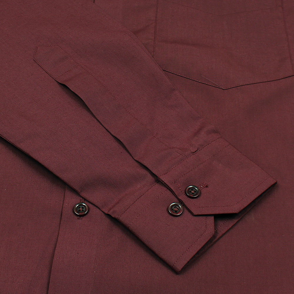 Mussimo Duti Imported Formal Shirt (Maroon)