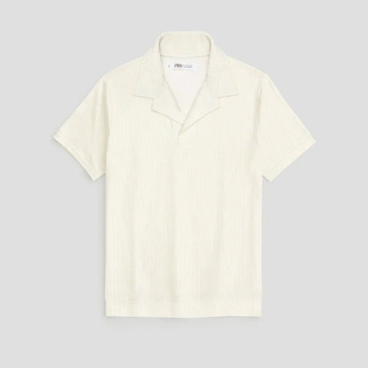 ZR PREMIUM MEN'S COTRISE POLO SHIRT (OFF-WHITE)