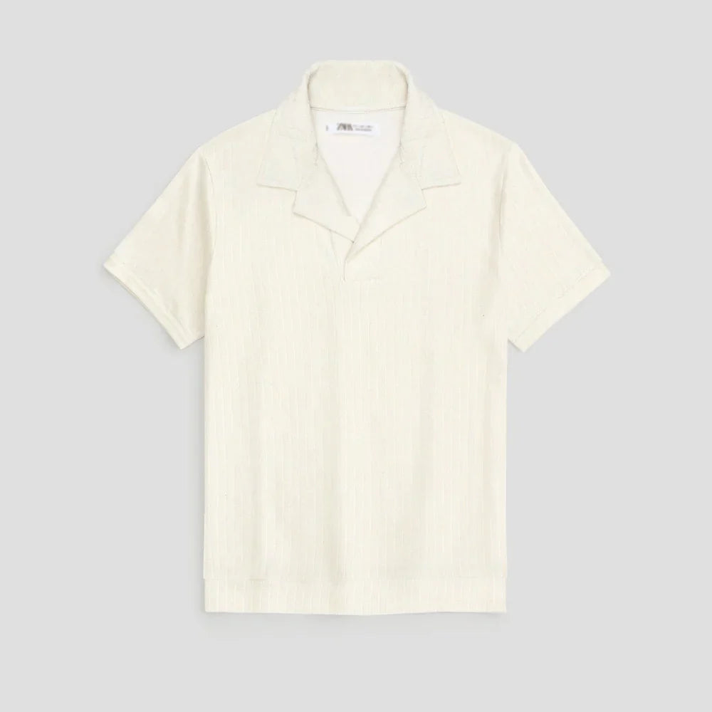 ZR PREMIUM MEN'S COTRISE POLO SHIRT (OFF-WHITE)