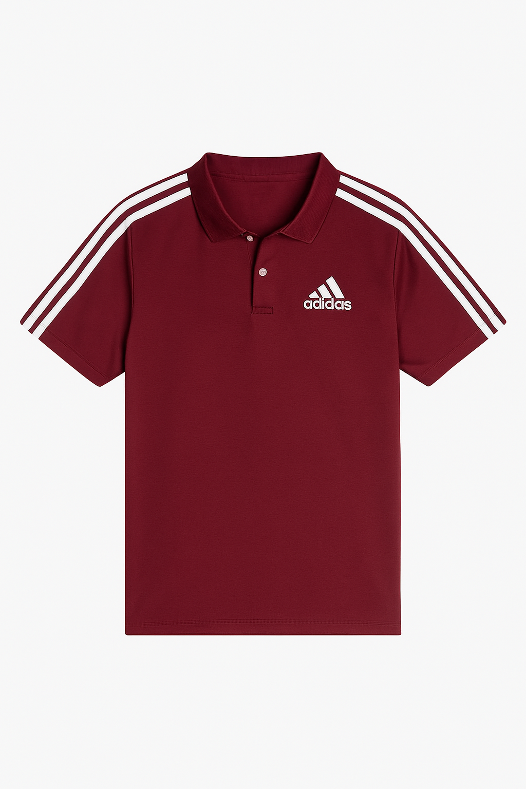 ADDAS Imported Mesh Dri Fit Polo Shirt (Maroon)