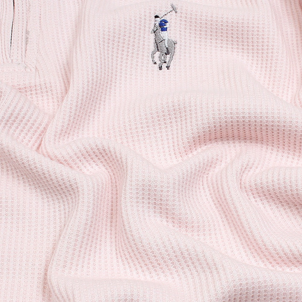 RL PREMIUM MEN'S MULTI ZIPPER POLO SHIRT (POWDER PINK)