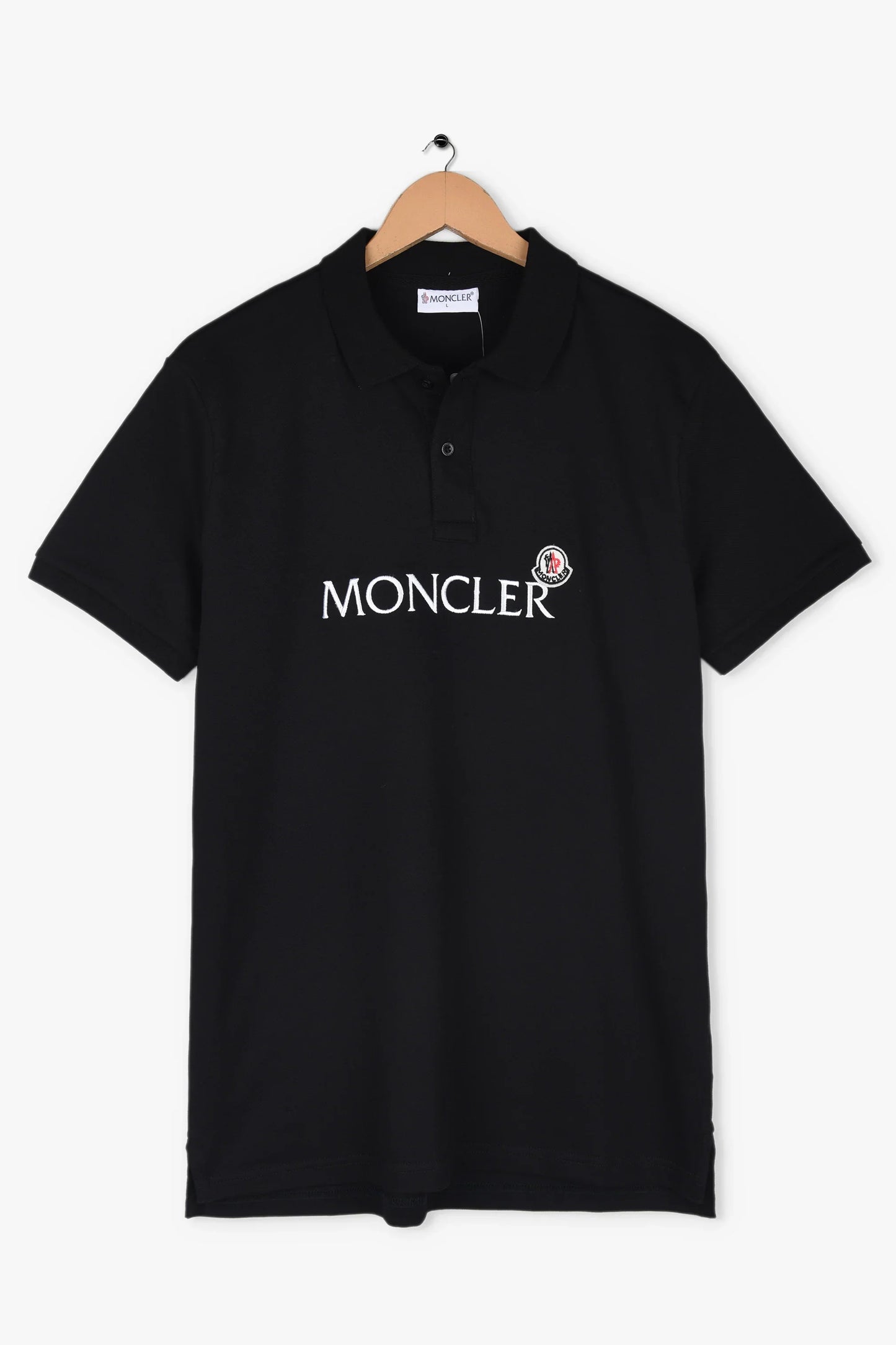 MNCLR Imported Embroidered Logo Polo (Black)