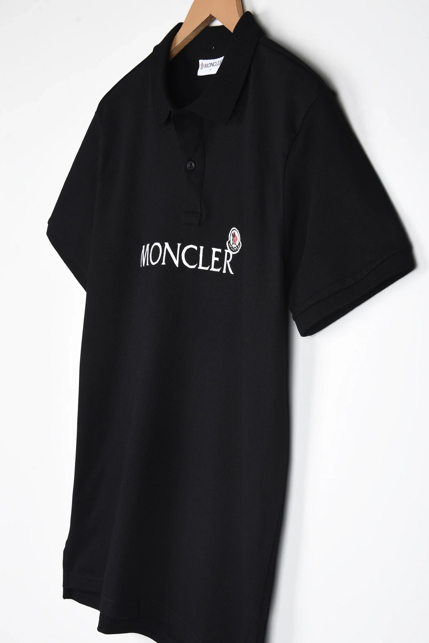 MNCLR Imported Embroidered Logo Polo (Black)