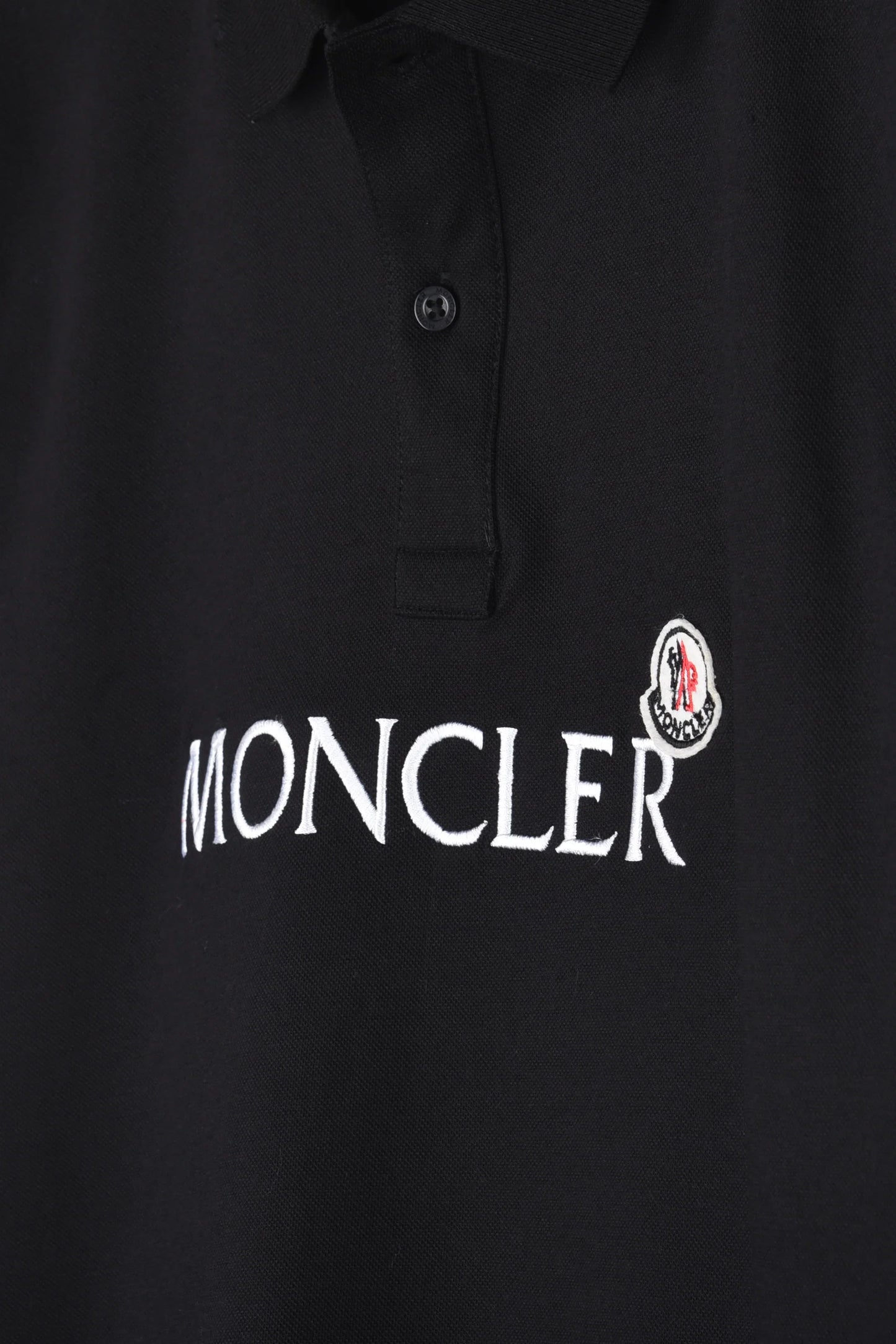 MNCLR Imported Embroidered Logo Polo (Black)
