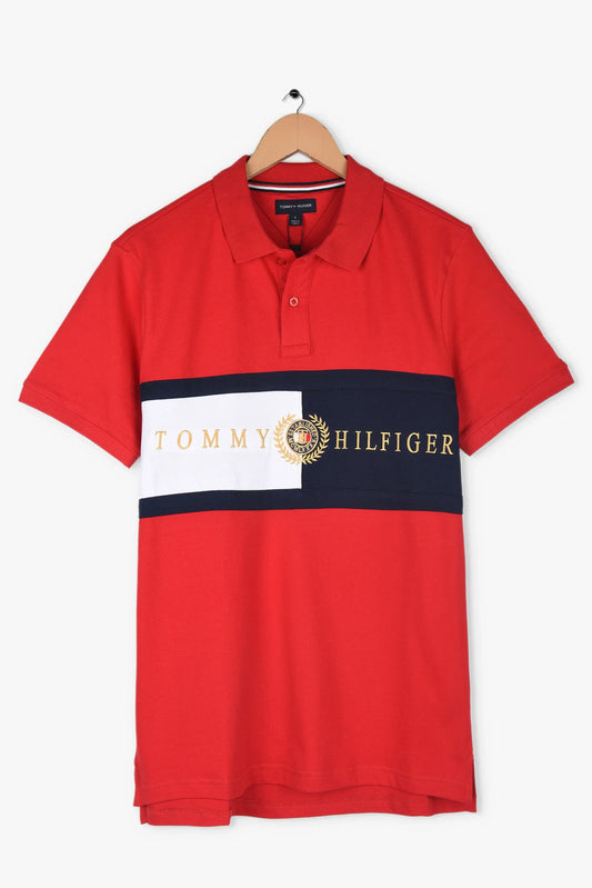 TH Imported Embroidered Logo Polo (Red)