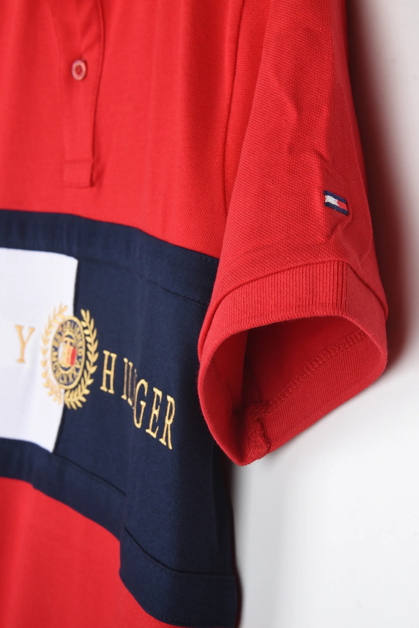 TH Imported Embroidered Logo Polo (Red)