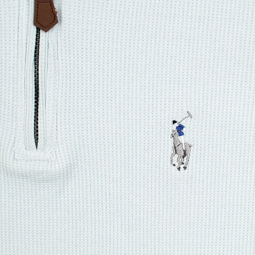 RL PREMIUM MEN'S MULTI ZIPPER POLO SHIRT (SKY BLUE)