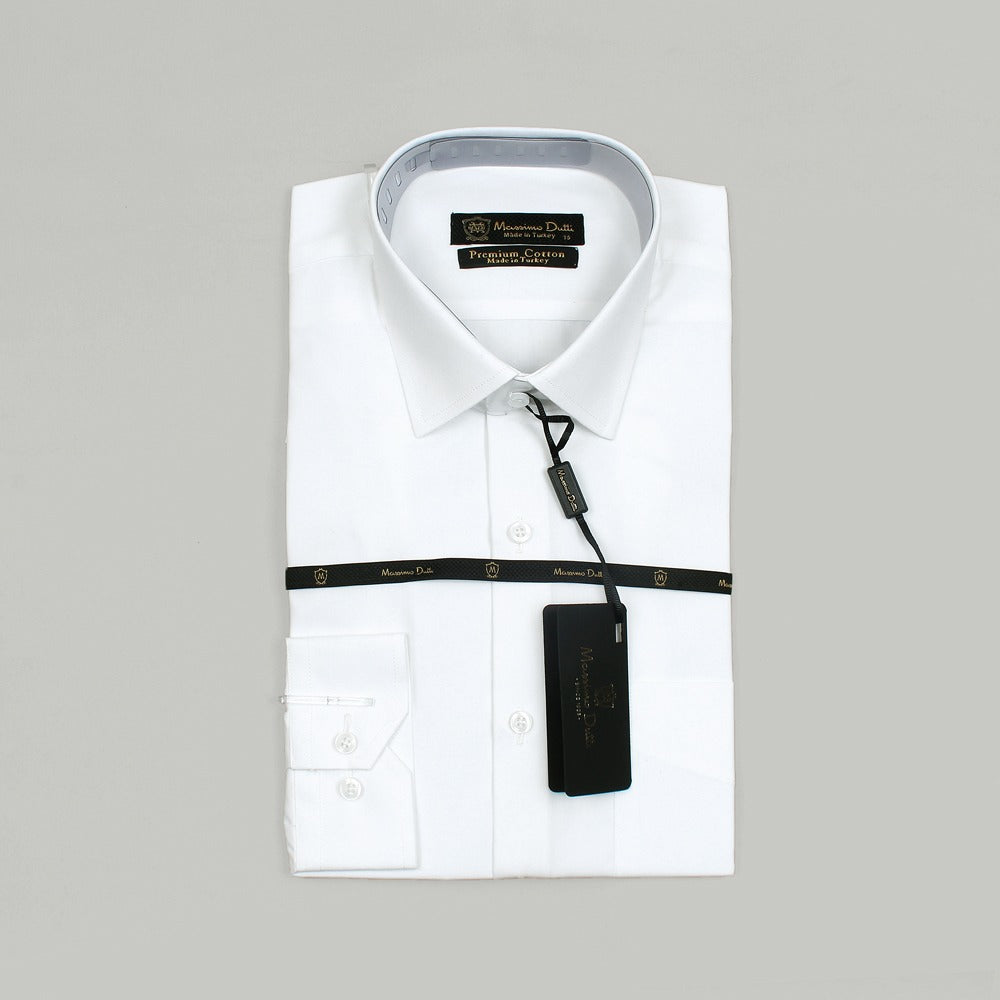 Mussimo Duti Imported Formal Shirt (White)