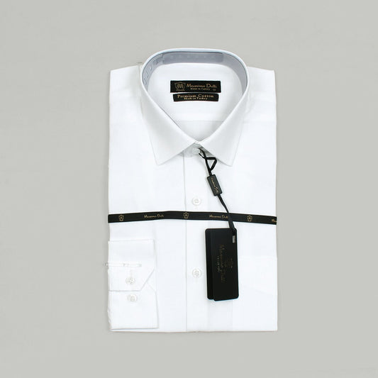 Mussimo Duti Imported Formal Shirt (White)