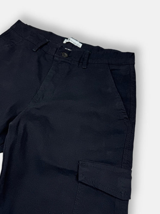 Z.A.R.A Premium Six Pocket Cotton Short (Black)
